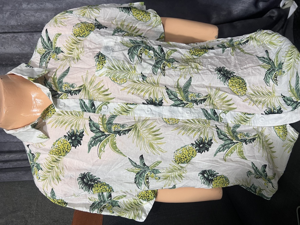 chemise homme à manches courtes de taille 2xl